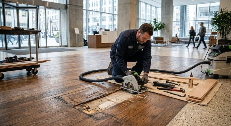 Our team working on Flooring Service projects in Hazleton, PA