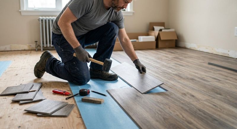 Linoleum Floor Installation in Mountain Top, PA