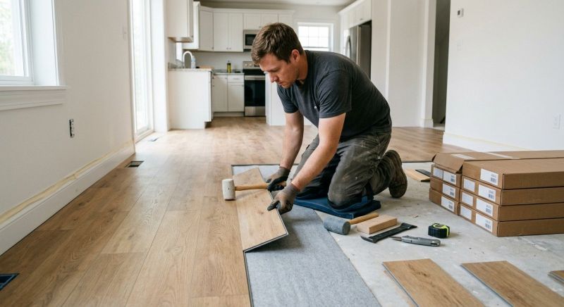Vinyl Plank Floor Installation in Hazleton, PA