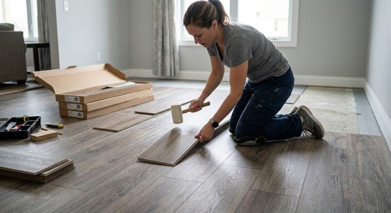 Vinyl Plank Floor Installation in Hazleton, PA